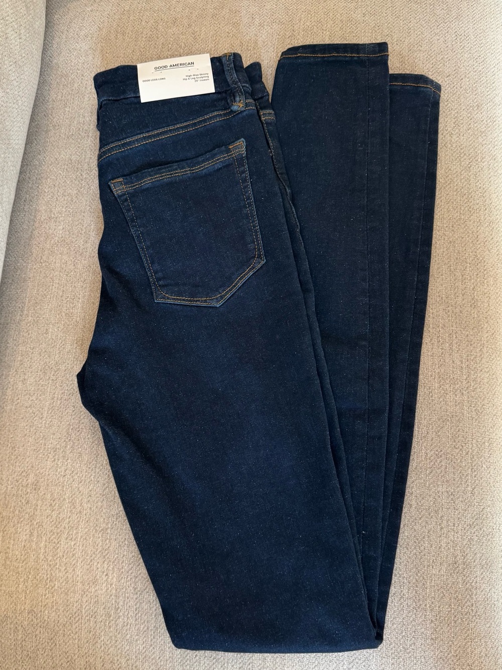 Good American Women's Dark Indigo Skinny Jeans